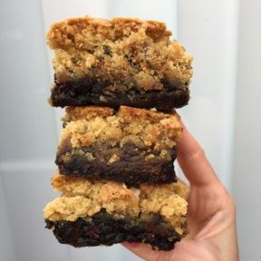 Gluten-free Pretzel Blondie Brownie Bars